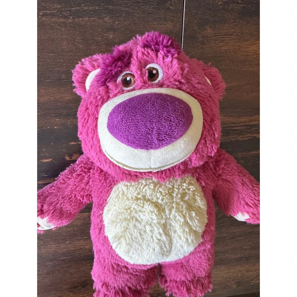 Disney Toy Story Lotso Huggin Bear Plush Pink Stuffed Animal Toy 9.5 inch